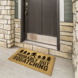 Probably Out Squatching Bigfoot Doormat