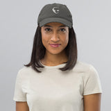 Alien Head Distressed Dad Hat